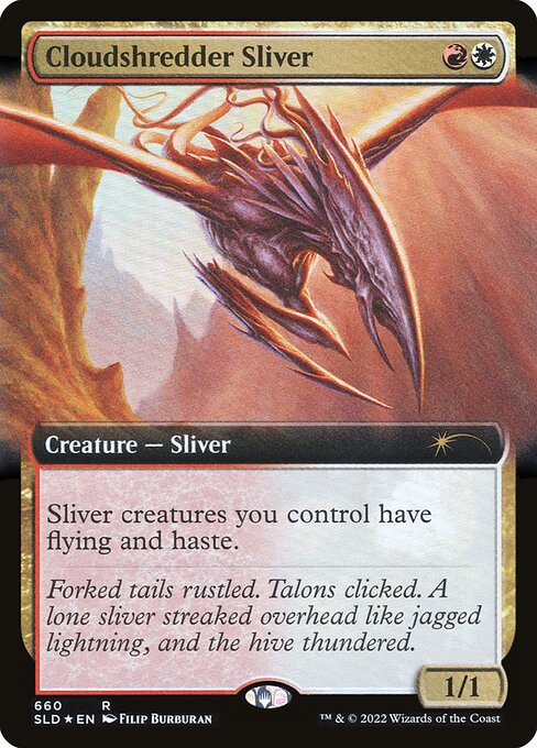 Cloudshredder Sliver (Extended Art) [Secret Lair Drop Promos]
