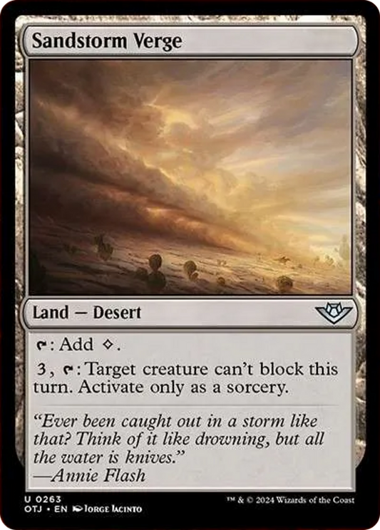 Sandstorm Verge [Outlaws of Thunder Junction]