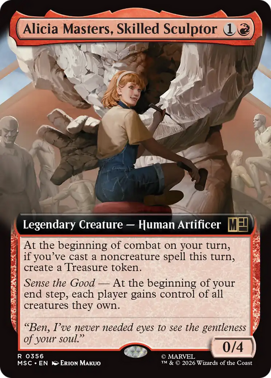 Alicia Masters, Skilled Sculptor (Extended Art) [Marvel Super Heroes Commander]