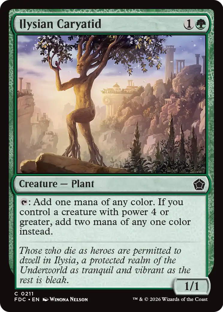 Ilysian Caryatid [Foundations Commander]