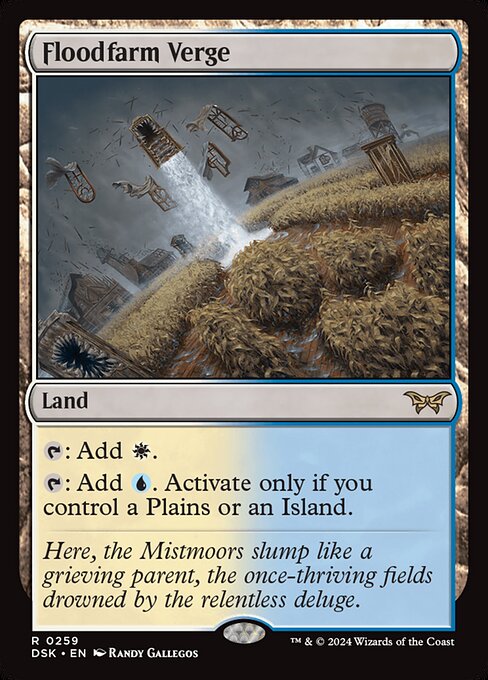 Floodfarm Verge (Promo Pack) [Duskmourn: House of Horror Promos]