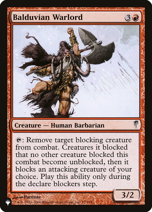 Balduvian Warlord [The List]