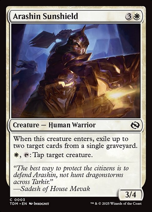 Arashin Sunshield [Tarkir: Dragonstorm]