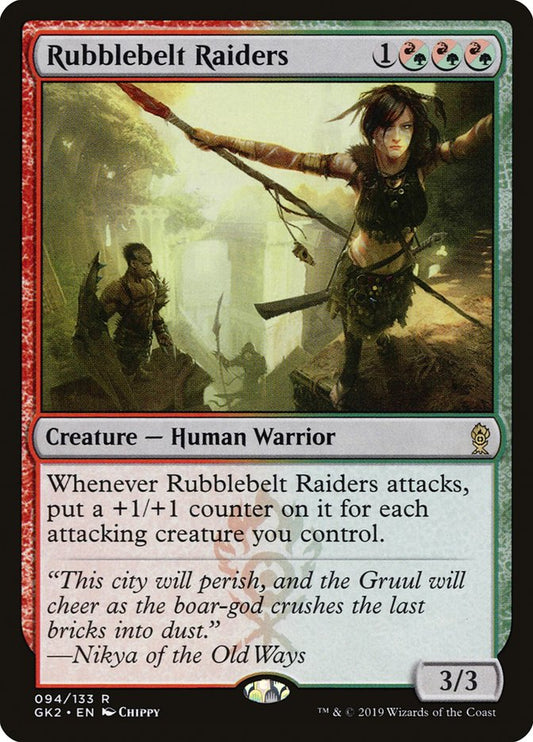 Rubblebelt Raiders [Ravnica Allegiance Guild Kit]