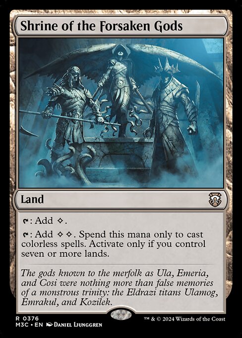 Shrine of the Forsaken Gods [Modern Horizons 3 Commander]