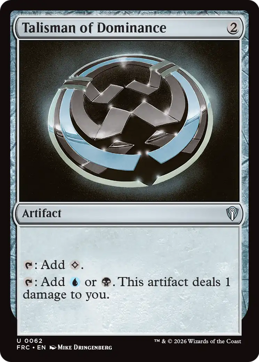 Talisman of Dominance [Reality Fracture Commander]
