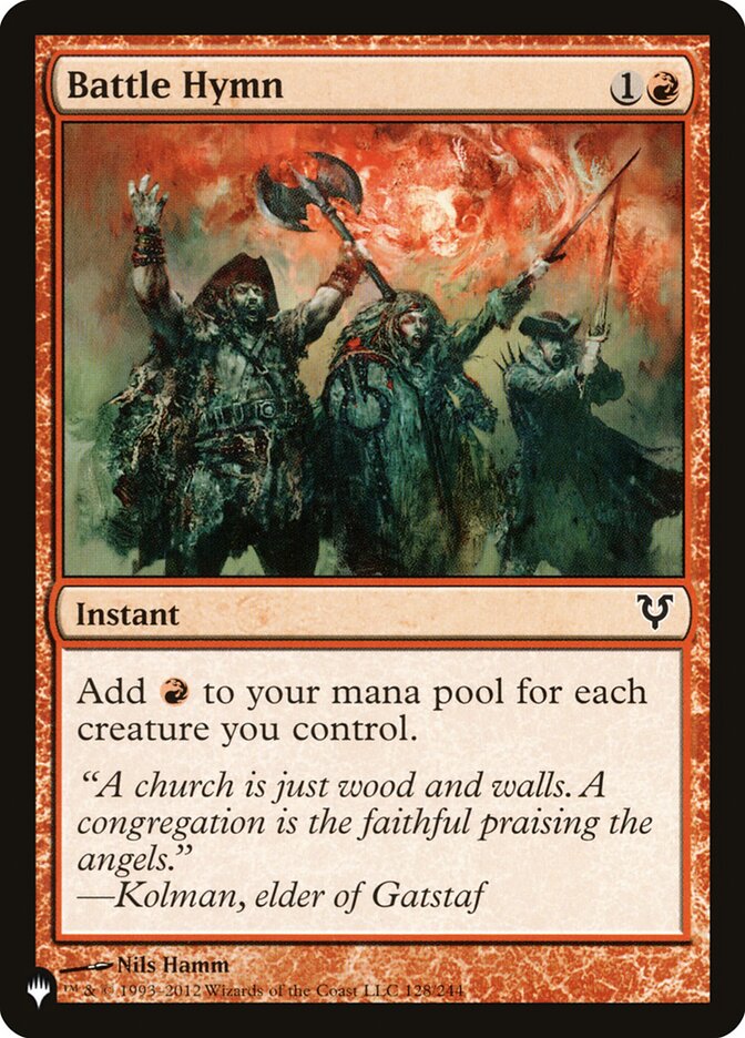 Battle Hymn [The List]