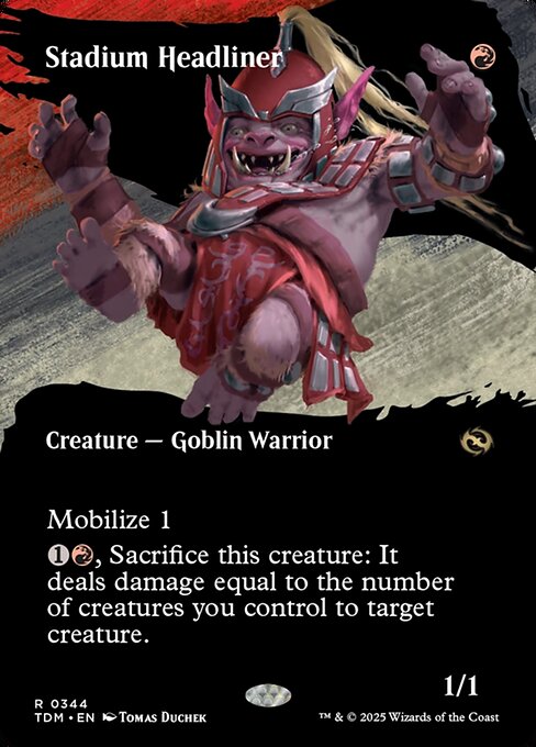 Stadium Headliner (Borderless) [Tarkir: Dragonstorm]
