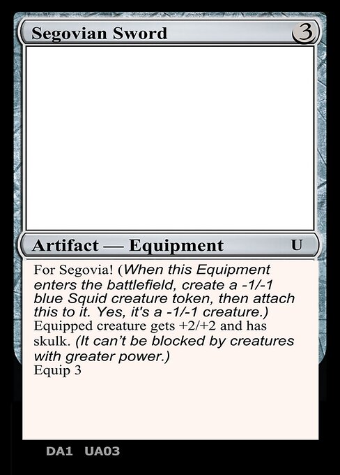 Segovian Sword [Unknown Event]