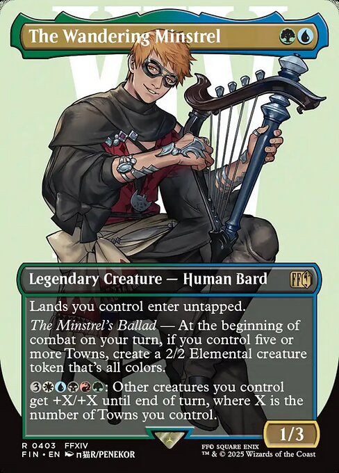 The Wandering Minstrel (Borderless) [FINAL FANTASY]