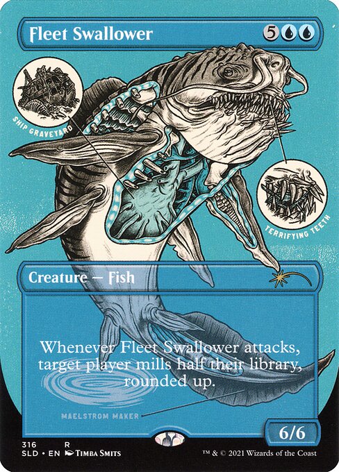 Fleet Swallower (Borderless Foil Etched) [Secret Lair Drop Series]