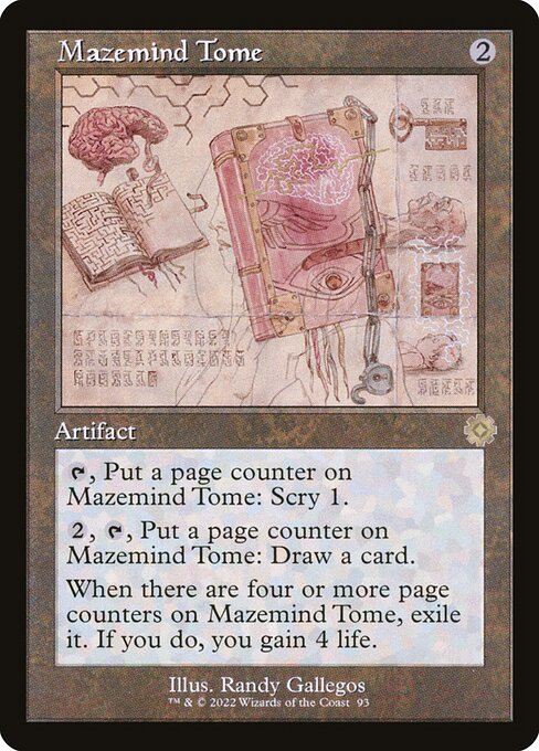 Mazemind Tome (Retro Schematic) (Serialized) [The Brothers' War Retro Artifacts]