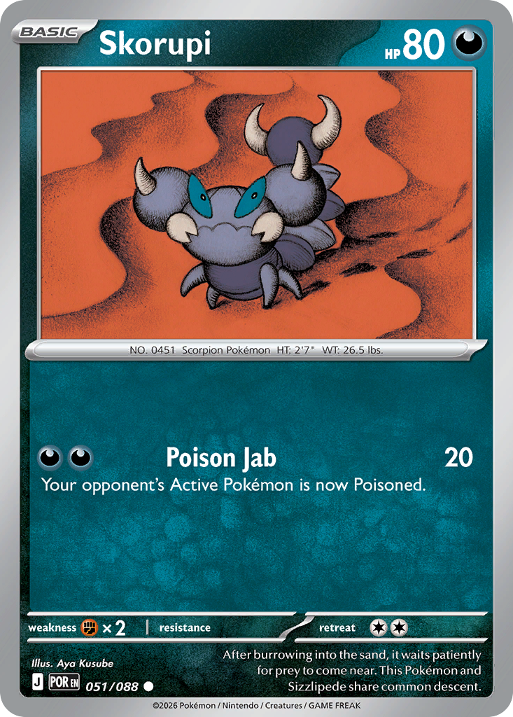 Skorupi (051/088) [Mega Evolution: Perfect Order]