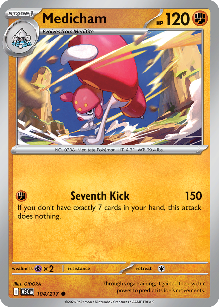 Medicham (104/217) (Quick Ball) [Mega Evolution: Ascended Heroes]