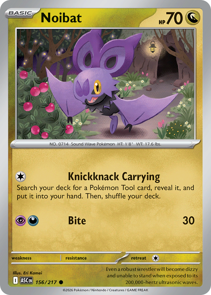 Noibat (156/217) (Energy Symbol Pattern) [Mega Evolution: Ascended Heroes]