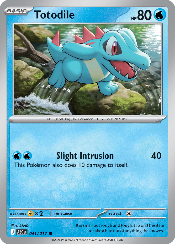 Totodile (041/217) (Energy Symbol Pattern) [Mega Evolution: Ascended Heroes]