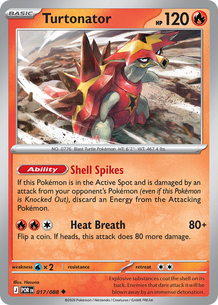 Turtonator (017/088) [Mega Evolution: Perfect Order]