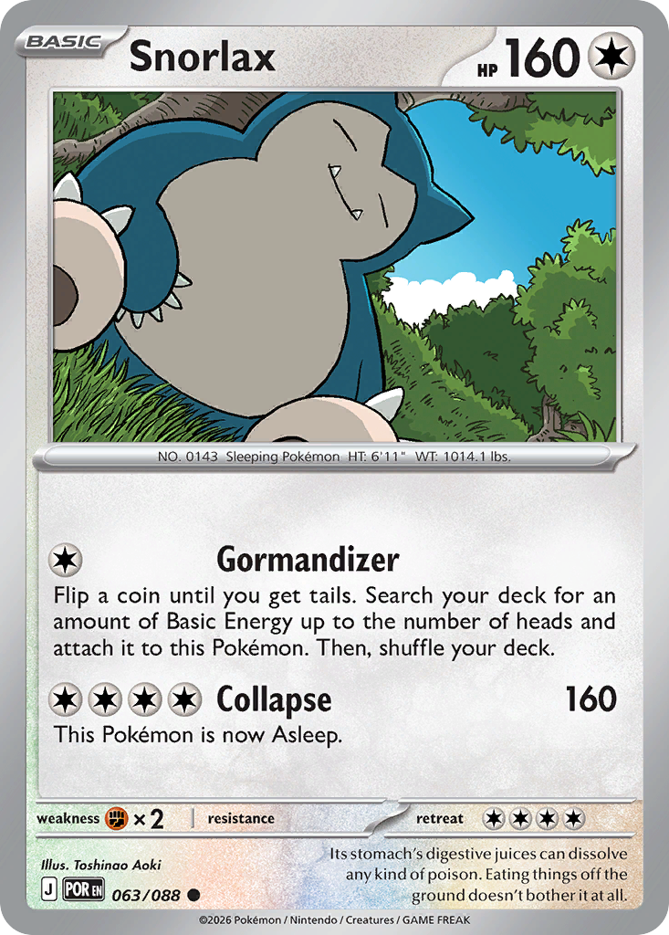 Snorlax (063/088) [Mega Evolution: Perfect Order]