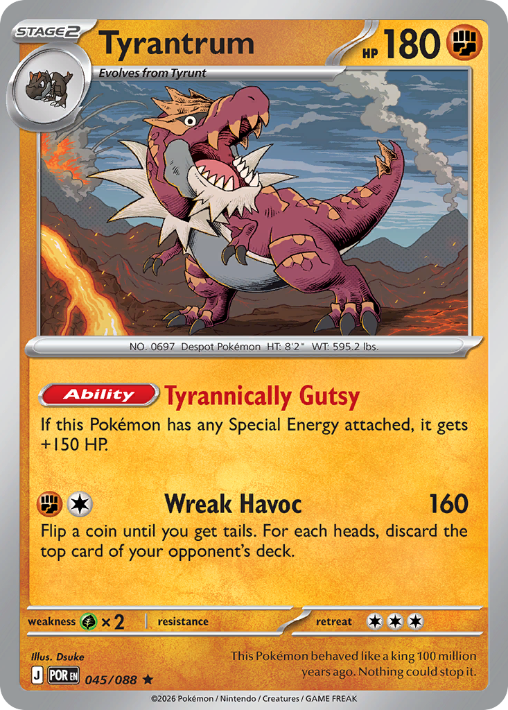 Tyrantrum (045/088) [Mega Evolution: Perfect Order]