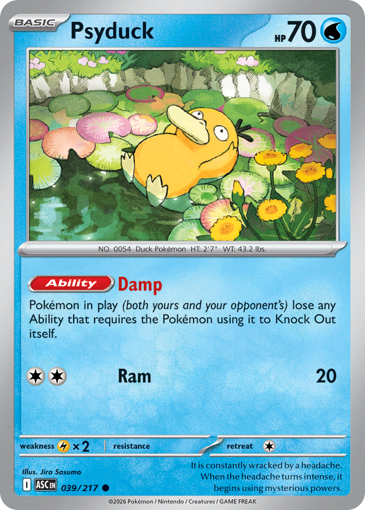 Psyduck (039/217) (Love Ball) [Mega Evolution: Ascended Heroes]
