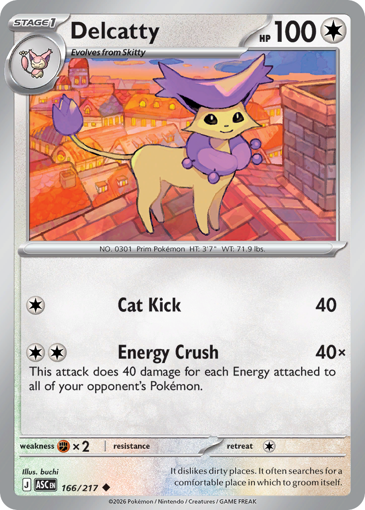 Delcatty (166/217) (Energy Symbol Pattern) [Mega Evolution: Ascended Heroes]