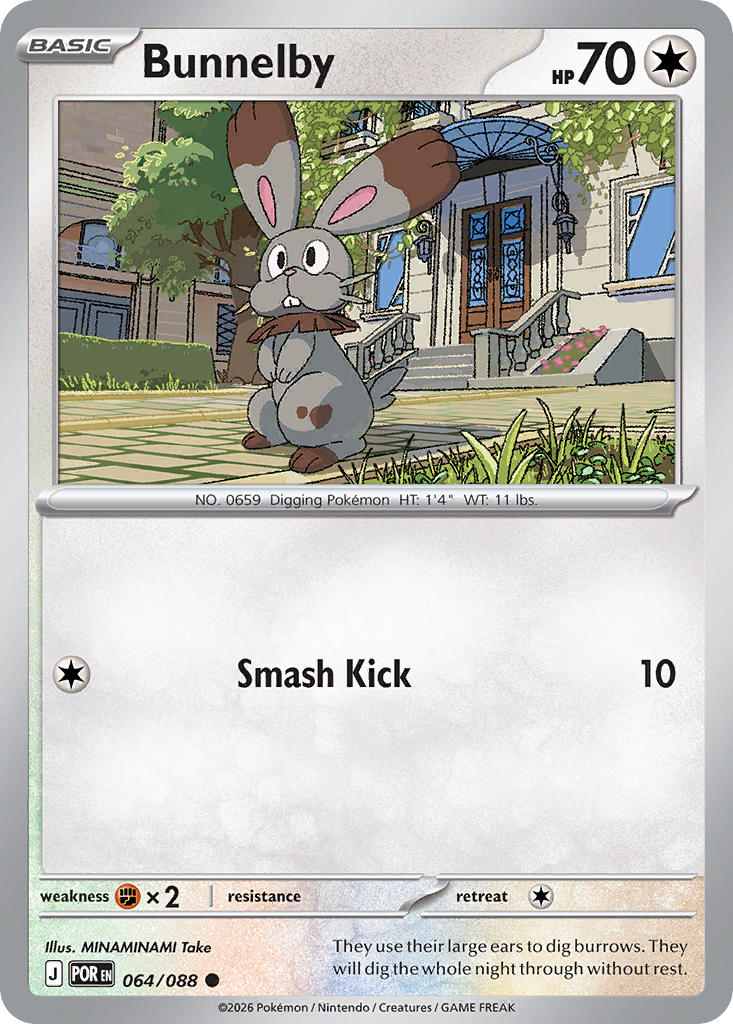 Bunnelby (064/088) [Mega Evolution: Perfect Order]