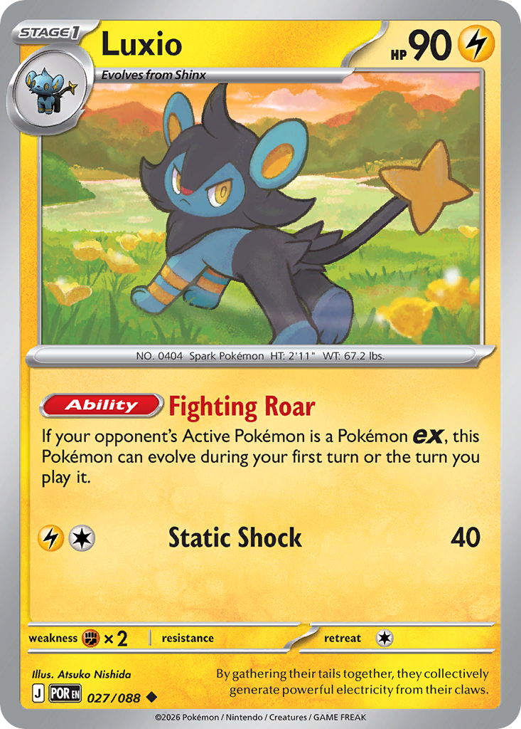Luxio (027/088) [Mega Evolution: Perfect Order]
