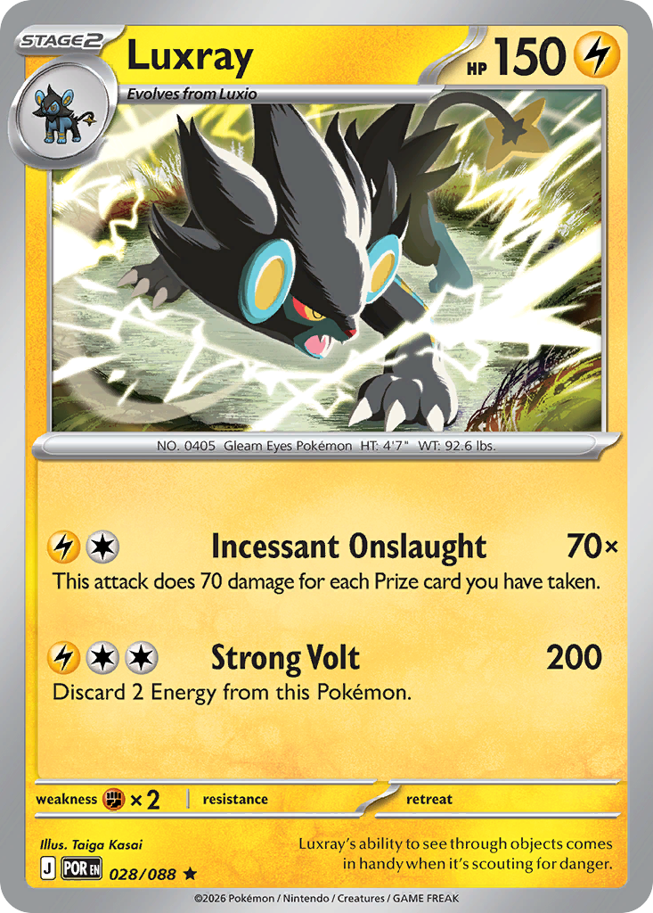 Luxray (028/088) [Mega Evolution: Perfect Order]