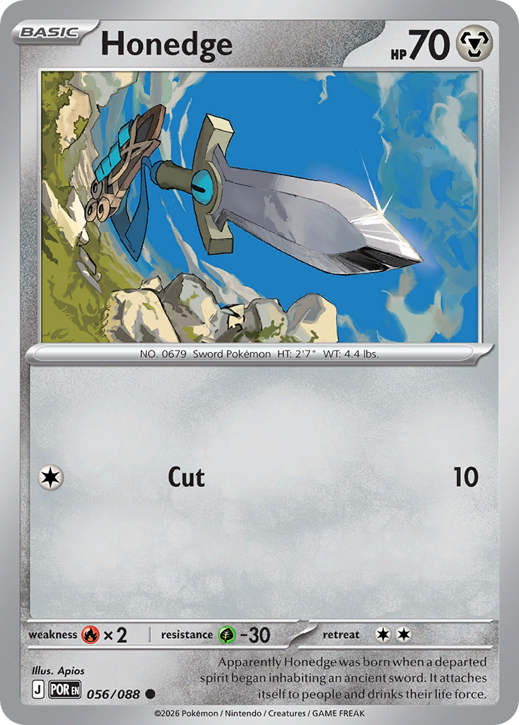 Honedge (056/088) [Mega Evolution: Perfect Order]