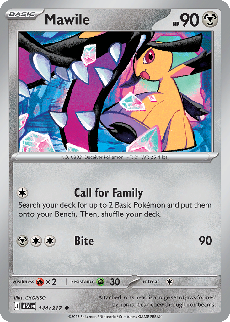Mawile (144/217) (Dusk Ball) [Mega Evolution: Ascended Heroes]