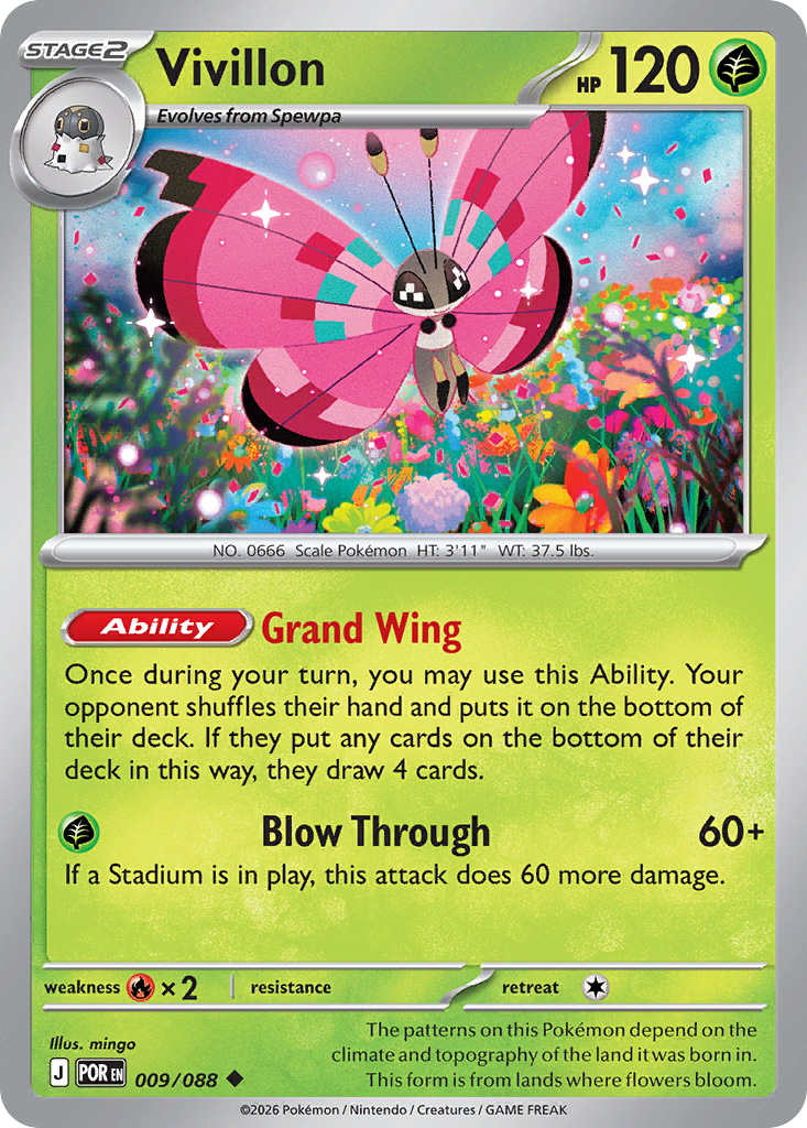 Vivillon (009/088) [Mega Evolution: Perfect Order]