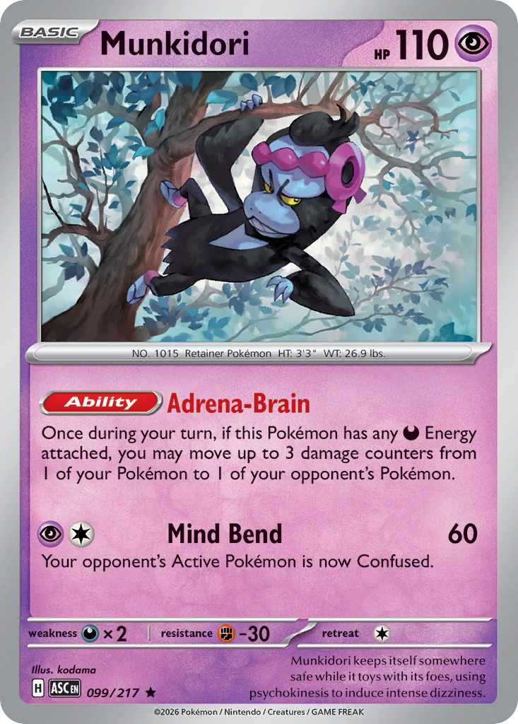 Munkidori (099/217) (Energy Symbol Pattern) [Mega Evolution: Ascended Heroes]