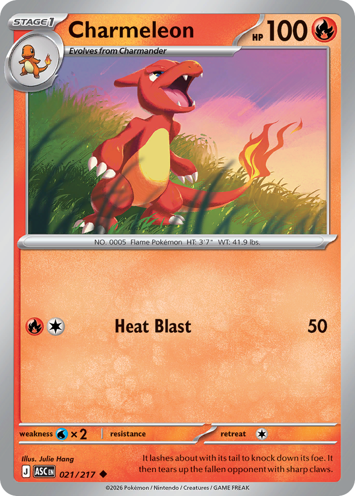 Charmeleon (021/217) (Quick Ball) [Mega Evolution: Ascended Heroes]
