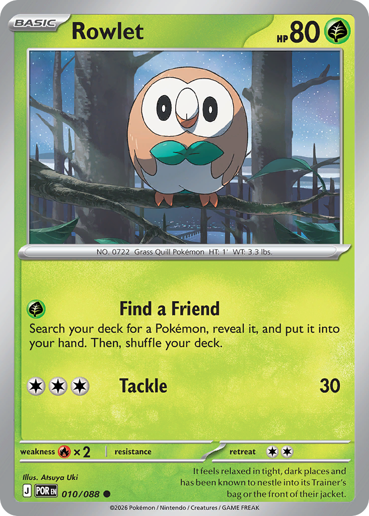 Rowlet (010/088) [Mega Evolution: Perfect Order]