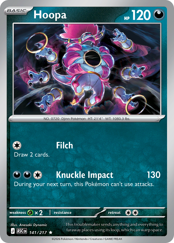 Hoopa (141/217) (Poke Ball) [Mega Evolution: Ascended Heroes]