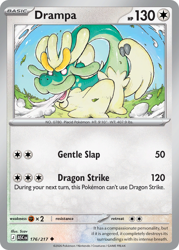 Drampa (176/217) (Energy Symbol Pattern) [Mega Evolution: Ascended Heroes]