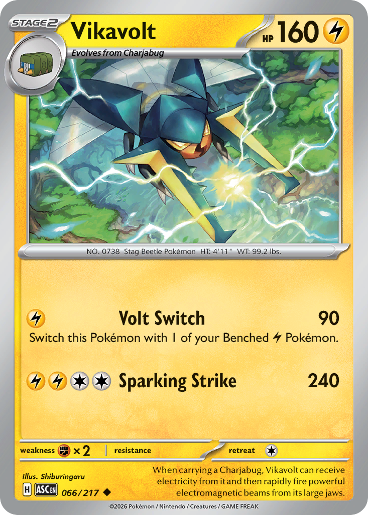 Vikavolt (066/217) (Energy Symbol Pattern) [Mega Evolution: Ascended Heroes]
