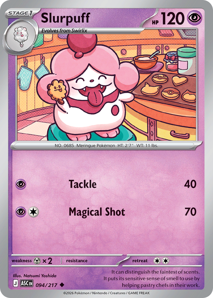 Slurpuff (094/217) (Love Ball) [Mega Evolution: Ascended Heroes]