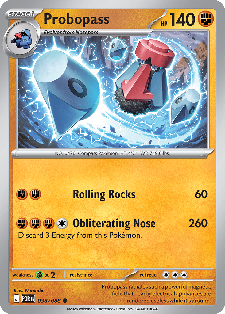 Probopass (038/088) [Mega Evolution: Perfect Order]