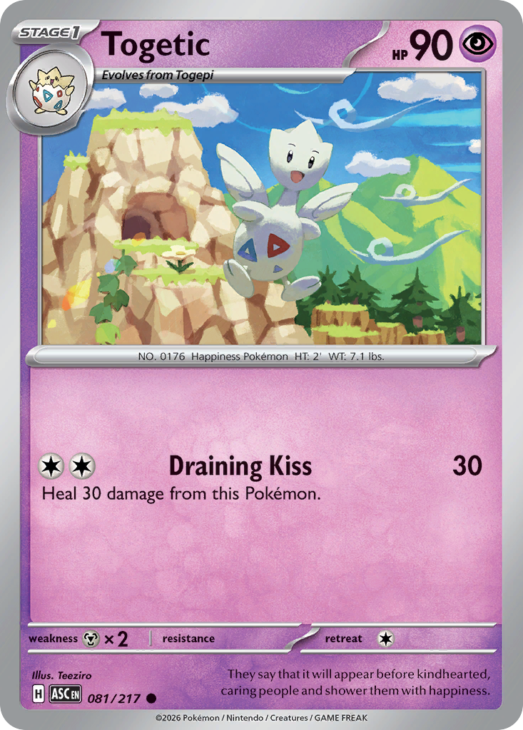 Togetic (081/217) (Love Ball) [Mega Evolution: Ascended Heroes]