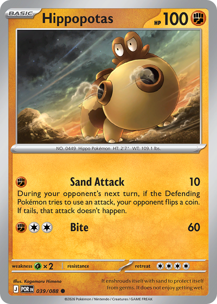 Hippopotas (039/088) [Mega Evolution: Perfect Order]