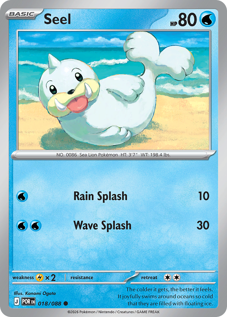 Seel (018/088) [Mega Evolution: Perfect Order]