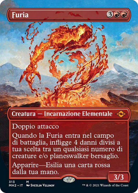 Fury (Borderless Alternate Art) [Modern Horizons 2]